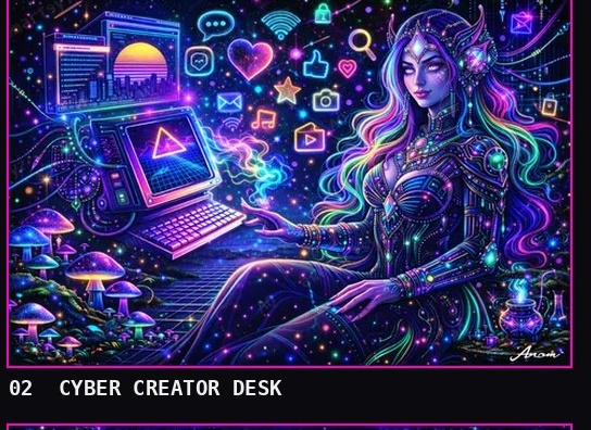 Cyber Creator Desk